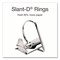 Cardinal Xtralife Clearvue 4 in. Cap 11 in. x 8-1/2 in. Non-Stick Locking Slant-D Binder - White